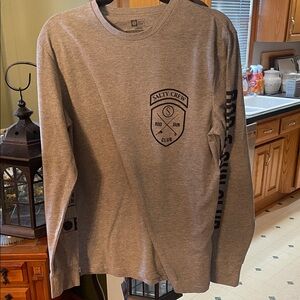 Salty Crew Heather Gray Long Sleeve Tee